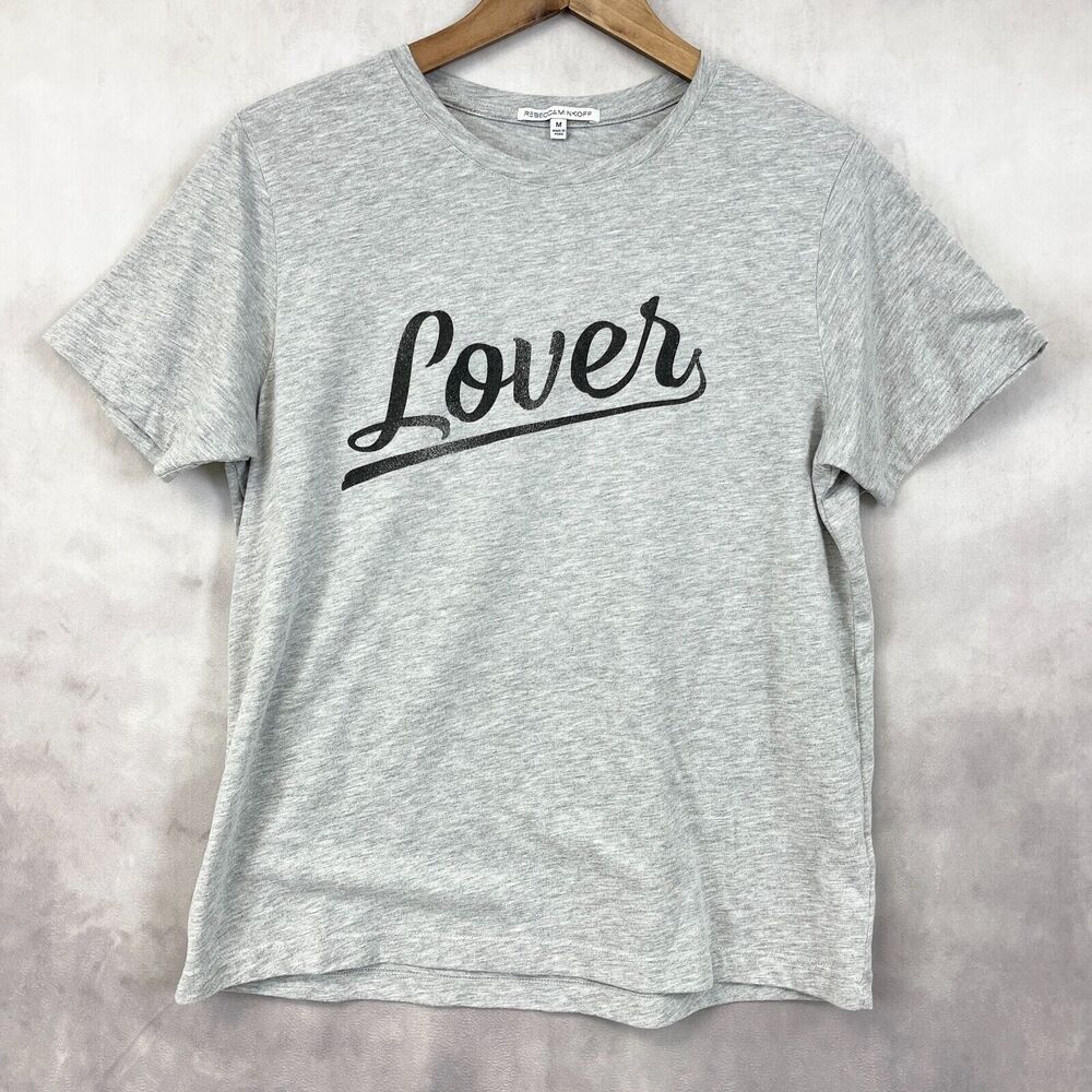 Rebecca Minkoff T-Shirt Womens Medium Lover Retro Classic Swiftie VSCO Trendy